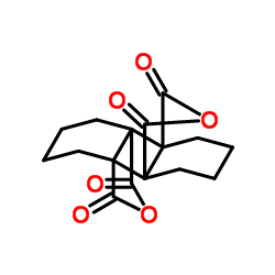 Tricyclo[6.4.0.0(2,7)]dodecane-1,2,7,8-tetracarboxylic Dianhydride Structure