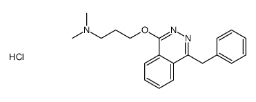 3-(4-benzylphthalazin-1-yl)oxy-N,N-dimethylpropan-1-amine,hydrochloride结构式