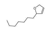 2-heptyl-2,5-dihydrofuran Structure