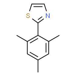 2-(2,4,6-Trimethylphenyl)thiazole结构式