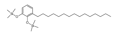 Bis(trimethylsilyl)-3-pentadecylcatechol结构式
