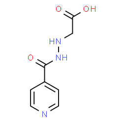 4-Pyridinecarboxylicacid,2-(carboxymethyl)hydrazide(9CI) structure