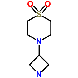 4-(Azetidin-3-yl)thiomorpholine 1,1-dioxide structure