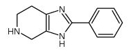 2-Phenyl-4,5,6,7-tetrahydro-3H-imidazo[4,5-c]pyridine Structure
