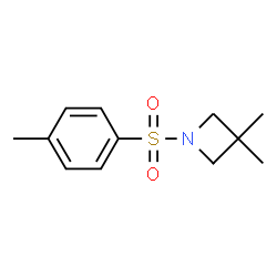 Azetidine, 3,3-diMethyl-1-[(4-Methylphenyl)sulfonyl]-结构式
