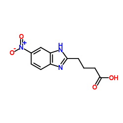 4-(5-NITRO-1 H-BENZOIMIDAZOL-2-YL)-BUTYRIC ACID structure