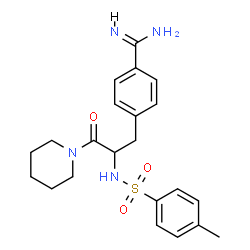N(alpha)-(4-toluenesulfonyl)-4-amidinophenylalanylpiperidine Structure