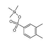 3,4-Dimethyl-1-benzolsulfonsaeure-trimethylsilylester结构式