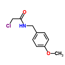 N-(p-Anisyl)chloroacetamide Structure