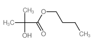 butyl 2-hydroxy-2-methyl-propanoate structure