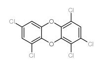 1,2,4,7,9-Pentachlorodibenzo-p-dioxin Structure