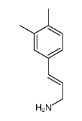 3-(3,4-dimethylphenyl)prop-2-en-1-amine Structure