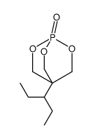 4-pentan-3-yl-2,6,7-trioxa-1λ5-phosphabicyclo[2.2.2]octane 1-oxide结构式