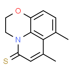 5H-Pyrido[1,2,3-de]-1,4-benzoxazine-5-thione,2,3-dihydro-7,8-dimethyl- structure