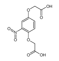 2-[4-(carboxymethoxy)-3-nitrophenoxy]acetic acid结构式