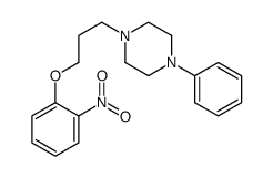 1-[3-(2-nitrophenoxy)propyl]-4-phenylpiperazine结构式