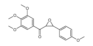 [3-(4-methoxyphenyl)oxiran-2-yl]-(3,4,5-trimethoxyphenyl)methanone Structure