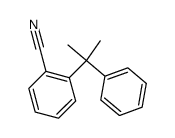 2-(1-methyl-1-phenyl-ethyl)-benzonitrile结构式