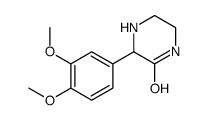 3-(3,4-dimethoxyphenyl)piperazin-2-one Structure
