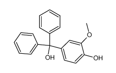 Hydroxy-diphenyl-(4-hydroxy-3-methoxy-phenyl)-methan Structure