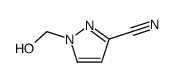 1-羟甲基吡唑-3-甲腈结构式
