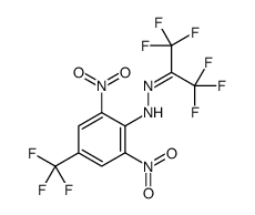 N-(1,1,1,3,3,3-hexafluoropropan-2-ylideneamino)-2,6-dinitro-4-(trifluo romethyl)aniline structure