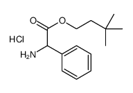 3,3-dimethylbutyl 2-amino-2-phenylacetate,hydrochloride结构式