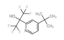 1,1,1,3,3,3-hexafluoro-2-(4-tert-butylpyridin-2-yl)propan-2-ol结构式
