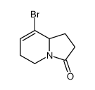 8-bromo-1,5,6,8a-tetrahydro-3-(2H)-indolizinone结构式