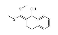 2-[bis(methylsulfanyl)methylidene]-3,4-dihydro-1H-naphthalen-1-ol结构式