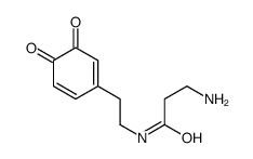 3-amino-N-[2-(3,4-dioxocyclohexa-1,5-dien-1-yl)ethyl]propanamide结构式