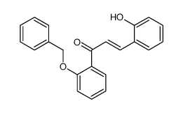 3-(2-hydroxyphenyl)-1-(2-phenylmethoxyphenyl)prop-2-en-1-one结构式