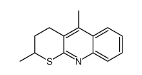 2,5-dimethyl-3,4-dihydro-2H-thiopyrano[2,3-b]quinoline Structure