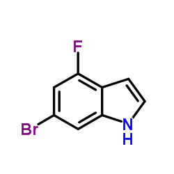 6-Bromo-4-fluoro-1H-indole structure