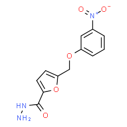 5-(3-NITRO-PHENOXYMETHYL)-FURAN-2-CARBOXYLIC ACID HYDRAZIDE结构式