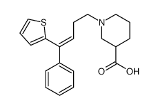 1-(4-phenyl-4-thiophen-2-ylbut-3-enyl)piperidine-3-carboxylic acid Structure