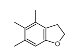 4,5,6-trimethyl-2,3-dihydro-1-benzofuran结构式