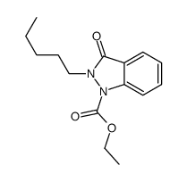 ethyl 3-oxo-2-pentylindazole-1-carboxylate Structure
