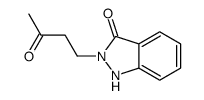2-(3-oxobutyl)-1H-indazol-3-one结构式
