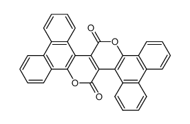 Phenanthro(9,10-b)phenanthro(9',10':5,6)pyrano(3,4-d)pyran-9,19-dion结构式
