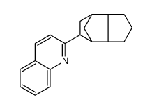 Quinoline, 2-(octahydro-4,7-methano-1H-inden-5-yl)结构式