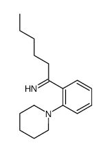 1-(2-Piperidin-1-yl-phenyl)-hexylideneamine结构式