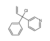 3-(1-chloro-1-phenylprop-2-enyl)pyridine Structure