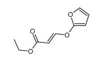 ethyl 3-(furan-2-yloxy)prop-2-enoate结构式