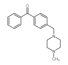 (4-((4-METHYLPIPERAZIN-1-YL)METHYL)PHENYL)(PHENYL)METHANONE结构式
