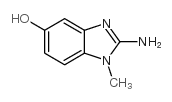 1H-Benzimidazol-5-ol,2-amino-1-methyl-(9CI) Structure