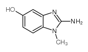 1H-Benzimidazol-5-ol,2-amino-1-methyl-(9CI) structure