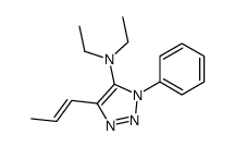 N,N-diethyl-3-phenyl-5-prop-1-enyltriazol-4-amine结构式