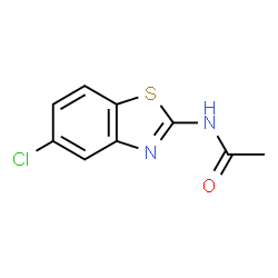 N-(5-Chloro-1,3-benzothiazol-2-yl)acetamide结构式
