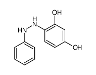 4-(2-phenylhydrazinyl)benzene-1,3-diol Structure